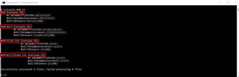 icacls recursive